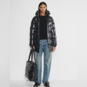 Aritzia Black Puffer Jacket